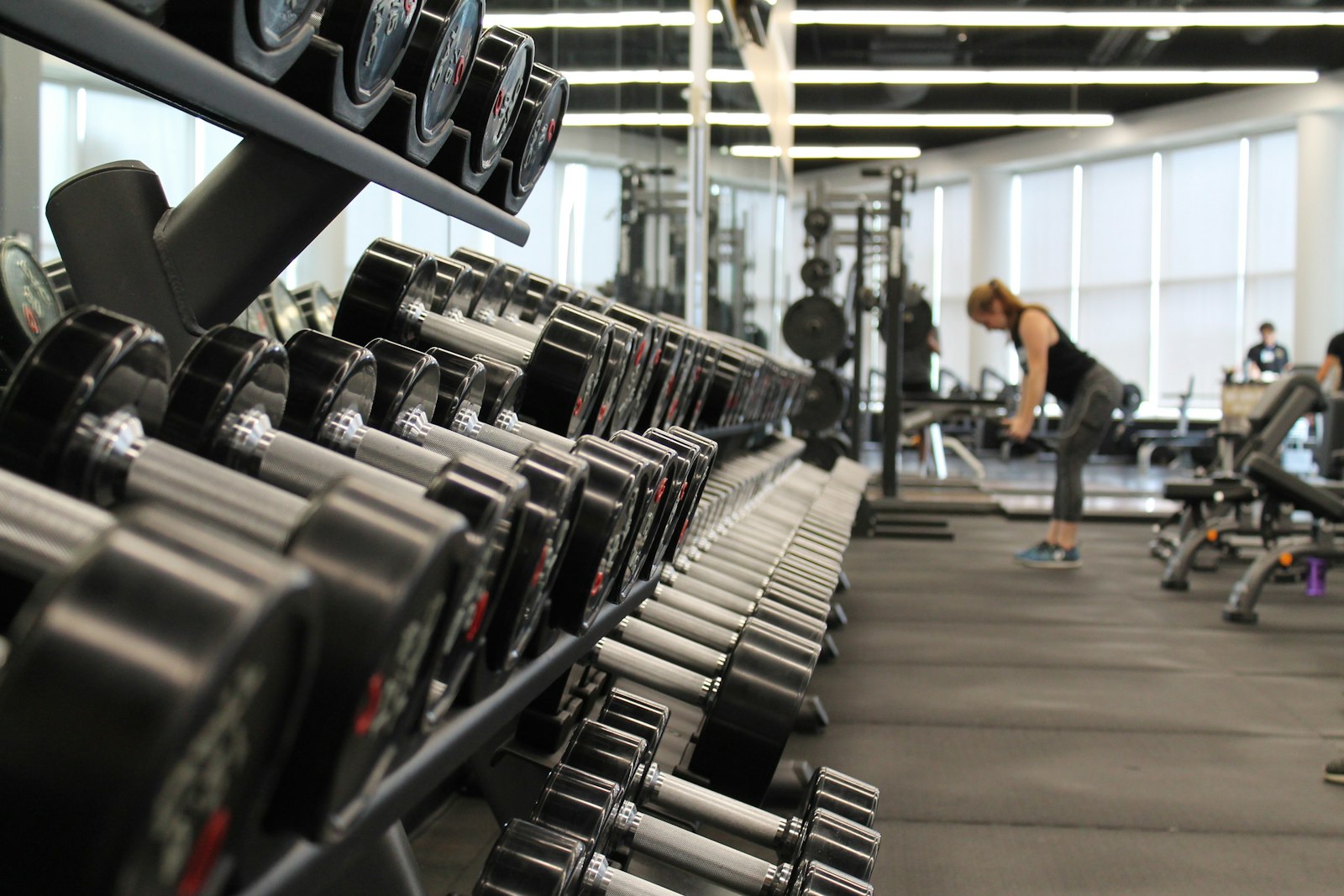 Intérieur d'une salle de sport